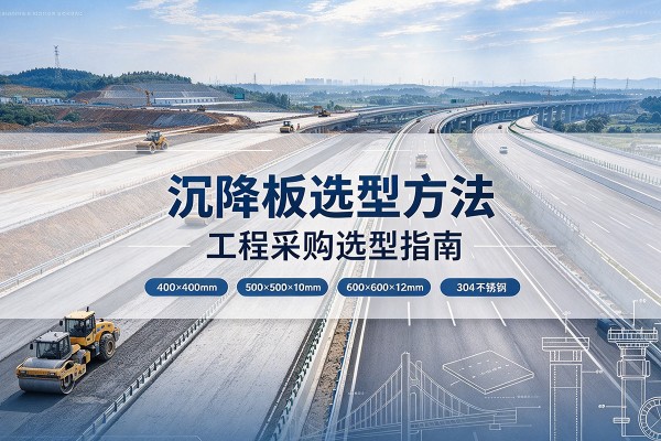 政和沉降板选择方法