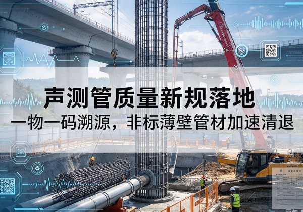 政和声测管质量新规落地，一物一码溯源，非标薄壁管材加速清退