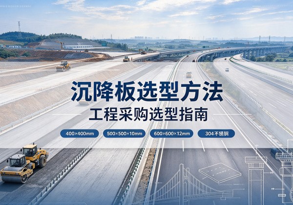 政和沉降板选择方法